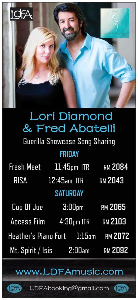 Lori Diamond & Fred Abatelli NERFA 2016 Schedule